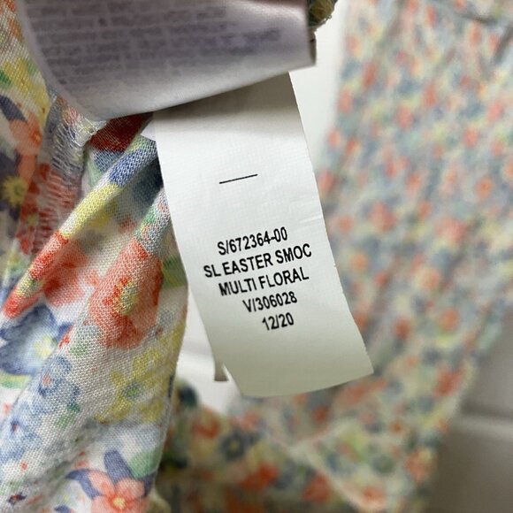 NWT Old Navy Ruffled Smocked Bodice Floral Maxi Dress Womens M Tall Tiered Boho - Picture 5 of 11